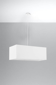Chandelier SANTA BIS 80 white + 3x LED Bulb E27 4000K Cool White 7.5W 650lm