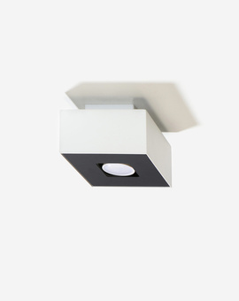 Ceiling lamp MONO 1 white + 1x LED Bulb GU-10 4000K Cool White 7W 630lm