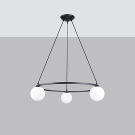 Chandelier YOLI 3 + 3x LED Bulb G9 4000K Cool White 4.5W 460lm