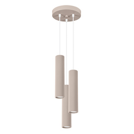 Pendant lamp KARBON 3P taupe