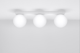 Ceiling lamp YOLI 3 white + 3x LED bulb G9 4000K Cool White 4.5W 460lm