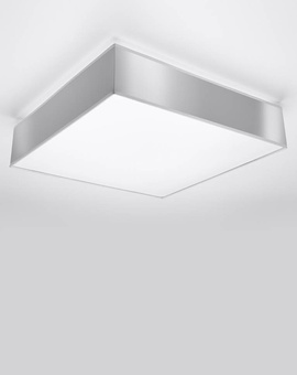 Ceiling lamp HORUS 55 GRAY + 4x LED Bulb E27 3000K Warm White 7.5W 620lm.