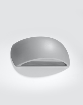 Wall ceramic lamp PONTIUS gray + 1x LED Bulb G9 3000K Warm 4.5W 510lm