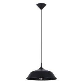 Hanging lamp FRIKA black + 1x LED Bulb E27 4000K Cool White 7.5W 690lm