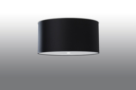 Ceiling lamp OTTO 50 black + 5x LED Bulb E27 4000K Cool White 7.5W 650lm