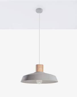 Ceiling pendant AFRA + 1x LED Bulb E27 3000K Warm 7.5W 620lm