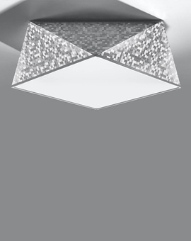 Ceiling lamp HEXA 35 CEKIN + 2x LED Bulb E27 4000K Cool White 7.5W 650lm