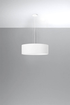 Chandelier ROLLO 45 white + 3x LED Bulb E27 4000K Cool White 7.5W 650lm