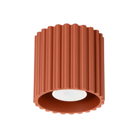 Ceiling lamp AURA 1 red ochra GU10
