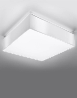 Ceiling lamp HORUS 55 WHITE + 4x LED Bulb E27 3000K Warm 7.5W 620lm.