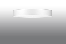 Ceiling lamp SKALA 100 white + 6x LED Bulb E27 3000K Warm 7.5W 620lm