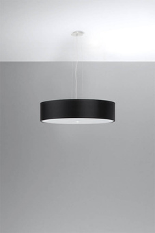 Chandelier SKALA 50 black + 5x LED Bulb E27 4000K Cool White 7.5W 650lm