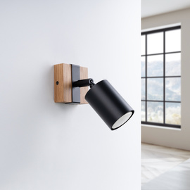 Wall lamp FAGER 1 black