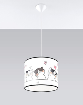 Ceiling pendant CAT 30 + 1x LED Bulb E27 4000K Cool White 7.5W 650lm