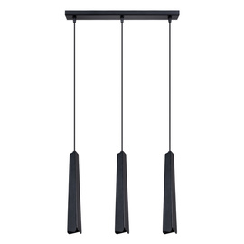 Ceiling pendant PRYSM 3L black + 3x LED Bulb G9 3000K Warm White 4.5W 450lm
