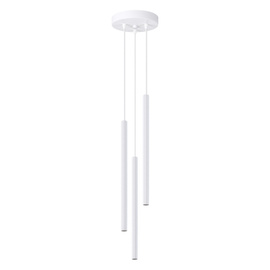 Ceiling hanging lamp ARCHE 3P white + 3x LED Bulb G9 3000K Warm 4.5W 450lm
