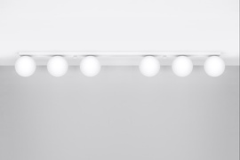 Ceiling lamp YOLI 6 white + 6x LED Bulb G9 3000K Warm 4.5W 450lm