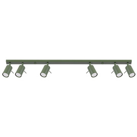 Ceiling lamp RING 6L olive green