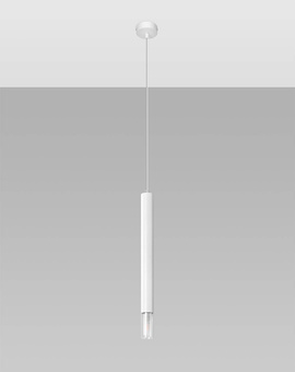 Ceiling lamp VIZIER 1 white + 1x LED Bulb G9 4000K Cool White 4.5W 530lm