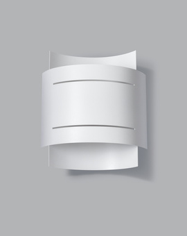 Wall lamp HESTIA white + 1x LED Bulb G9 4000K Cool White 4.5W 530lm