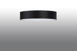 Ceiling lamp SKALA 60 black + 5x LED Bulb E27 4000K Cool White 7.5W 650lm