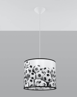Ceiling light BALL B 30 + 1x LED Bulb E27 4000K Cool White 7.5W 650lm