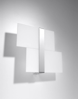 Wall lamp MASSIMO chrome + 2x LED Bulb G9 4000K Cool White 4.5W 530lm