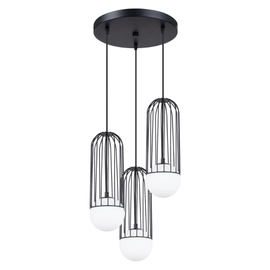 Ceiling lamp BRINA 3P black + 3x LED Bulb G9 3000K Warm 4.5W 450lm
