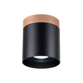 Ceiling lamp RIF black + 1x LED Bulb GU-10 3000K Warm 7W 510lm