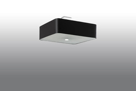 Ceiling lamp LOKKO 45 black + 5x LED Bulb E27 4000K Cold 7.5W 650lm