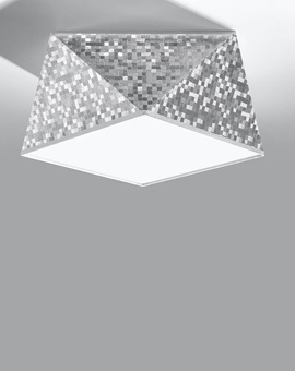Ceiling lamp HEXA 25 CEKIN + 1x LED Bulb E27 3000K Warm 7.5W 620lm