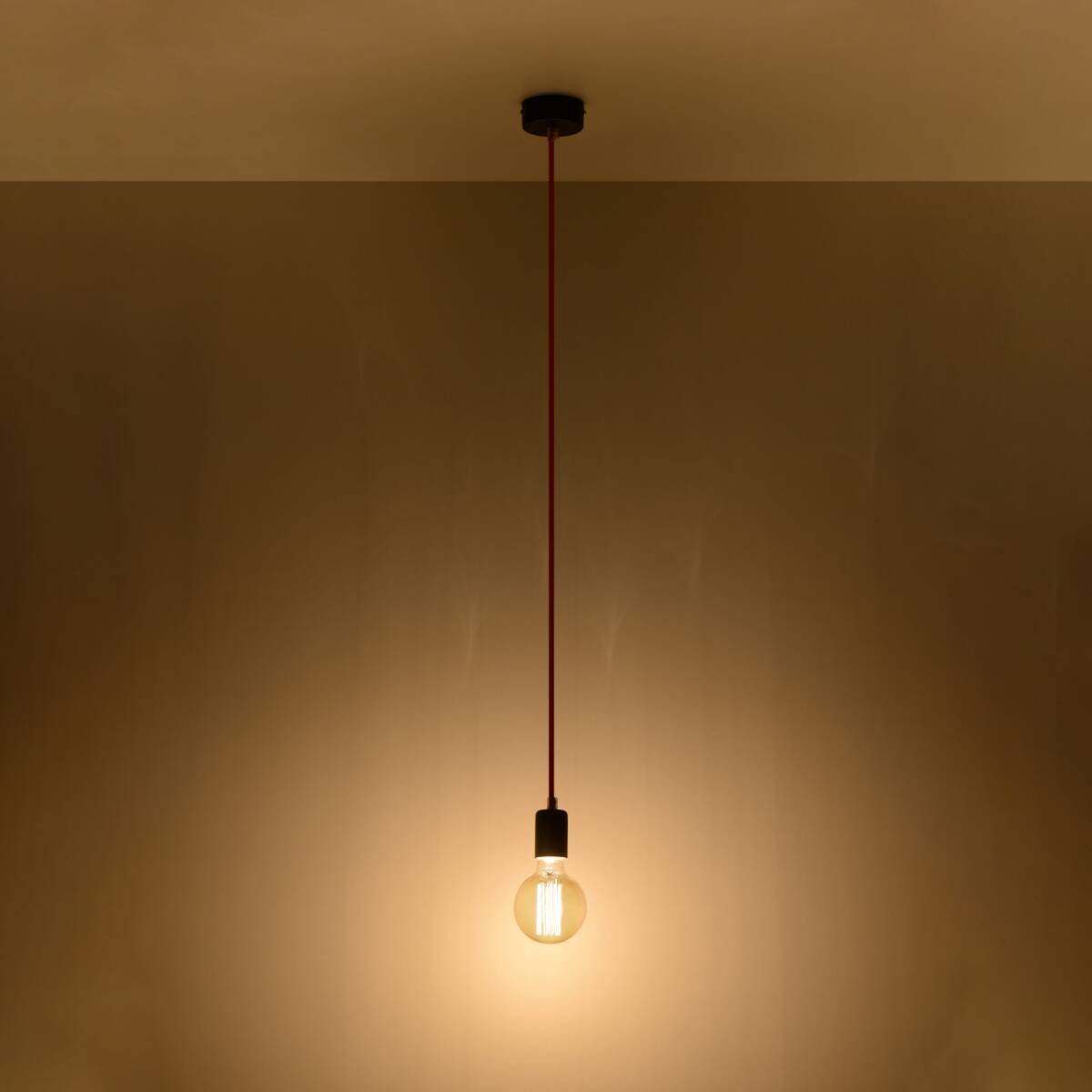 Pendant lamp EDISON black