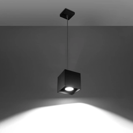 Pendant lamp QUAD 1 black