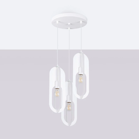 Pendant lamp NICUS 1 white