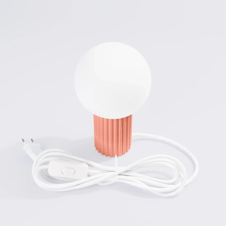 Table lamp HALO peach