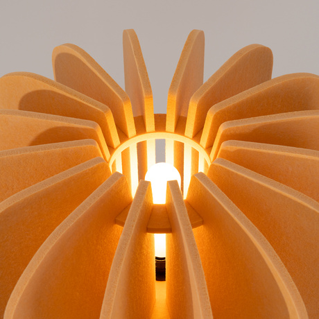 Floor lamp MULA 45 yellow