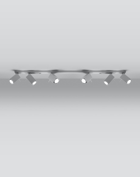 Ceiling lamp MERIDA 6L white + 6x LED GU-10 4000K Cool White 7W 630lm bulbs