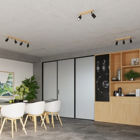 Ceiling lamp VERDO 2 black