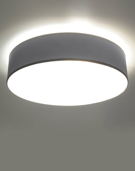 Ceiling lamp ARENA 45 GREY + 3x LED Bulb E27 3000K Warm 7.5W 620lm