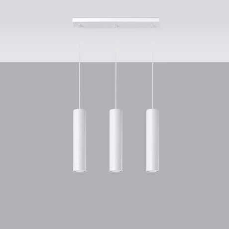 Pendant lamp LAGOS 3L white