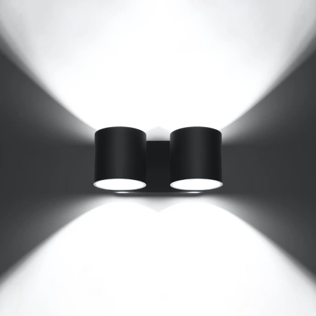 Wall lamp ORBIS 2 black