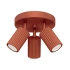 Ceiling lamp KARBON 3P red ochre