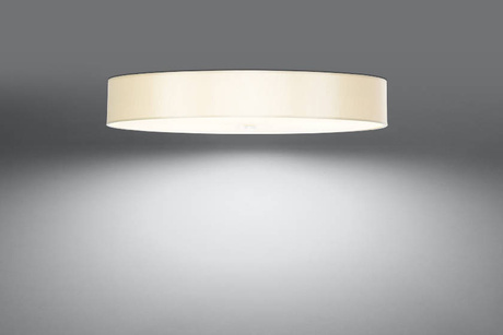 Ceiling lamp SKALA 90 white + 6x LED Bulb E27 3000K Warm 7.5W 620lm