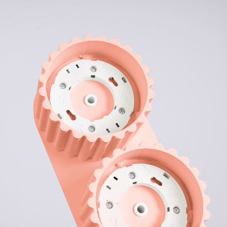 Ceiling lamp AURA 2 peach Gx53