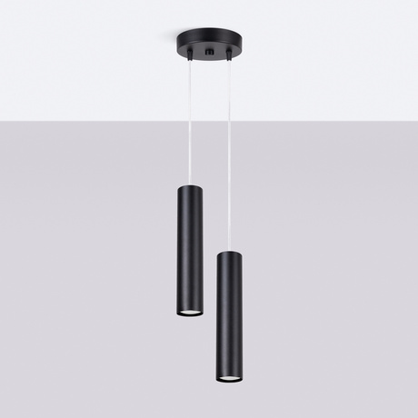 Pendant lamp LAGOS 2P black