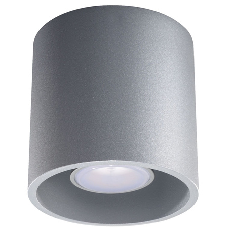 Ceiling lamp ORBIS 1 grey + 1x LED GU-10 4000K Cool White 7W 630lm bulb