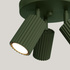 Ceiling lamp KARBON 3P olive green
