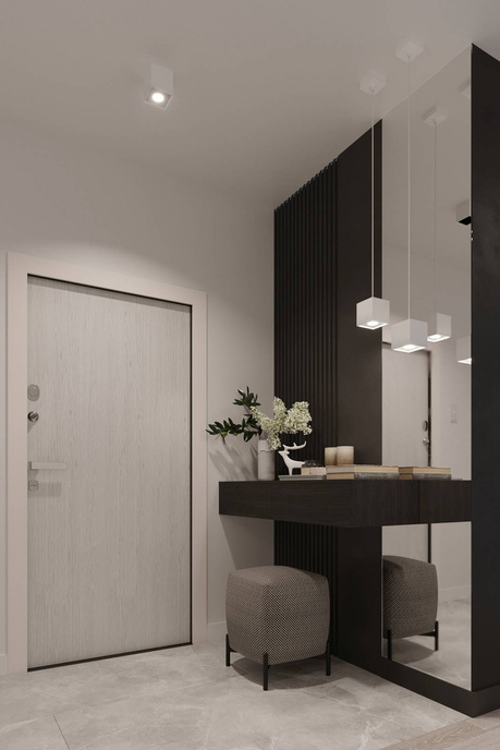 Ceiling light QUAD 1 white + 1x LED Bulb GU-10 4000K Cool White 7W 630lm