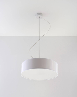 Ceiling lamp ARENA 35 WHITE + 2x LED Bulb E27 3000K Warm 7.5W 620lm