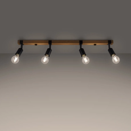 Ceiling lamp ZUCA 4 black